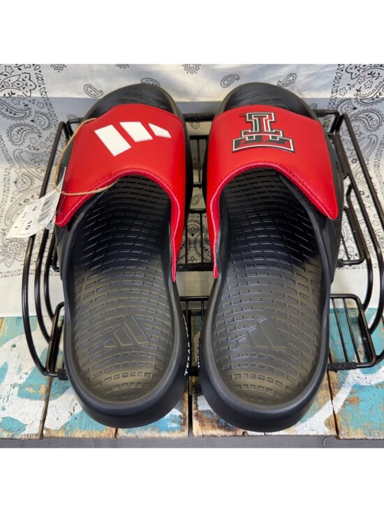 NWT adidas Light Blaze Slides Guns Up Texas Tech IH7122 Men’s Size 9 Rare Find main image 8